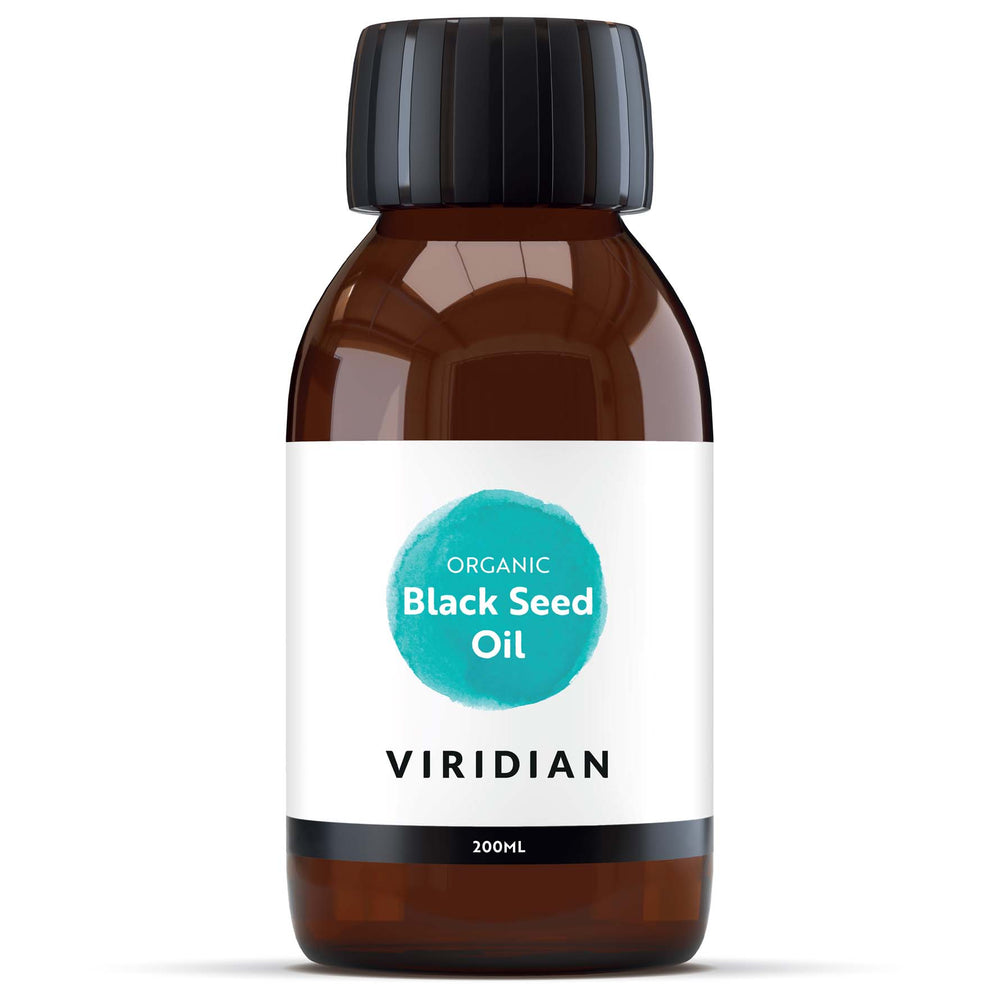 Viridian 100% Organic Black Seed Oil 200ml