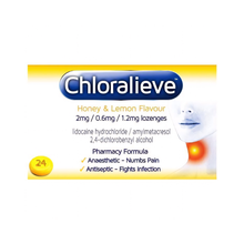 Chloralieve Honey & Lemon Lozenges