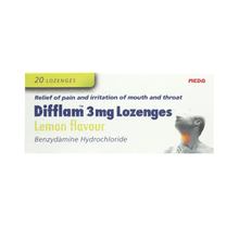 Difflam 3 mg Lozenges Lemon Flavour